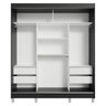 Guarda-Roupa Casal com Pés 3 Portas de Correr Reno Madesa - 9