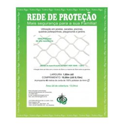 Kit Rede Proteção Preta 1,60x10m Victoria Reggia - 4