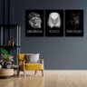 Conjunto De Adesivos Decorativos Trio Disciplina, Foco E Execução - 2