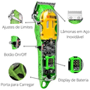 Ver imagem 2 de Máquina Profissional de Cortar Aparar Cabelo Wmark Ng308