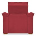 Ver imagem 5 de Poltrona do Papai Confortável Reclinável e Retrátil:vermelho