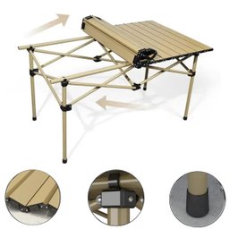 Mesa Dobrável Portátil para Camping - Praticidade e Conforto - 4