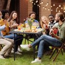 Ver imagem 2 de Mesa Dobrável Portátil para Camping - Praticidade e Conforto