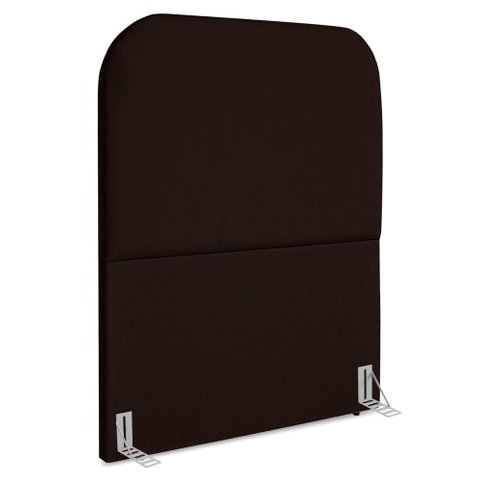 Cabeceira Solteiro 100 Cm com Frame Alana Suede Marrom Artte