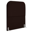 Ver imagem 1 de Cabeceira Solteiro 100 Cm com Frame Alana Suede Marrom Artte