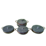 Jogo com 03 Panelas em Pedra Sabão + 01 Pressão - 1