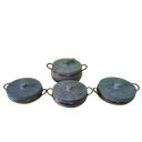 Ver imagem 2 de Jogo com 03 Panelas em Pedra Sabão + 01 Pressão