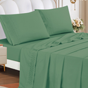 Ver imagem 1 de Jogo Cama King Imperiale Algodão 300 Fios Bordado Sofisticado:verde