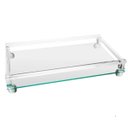 Ver imagem 1 de Bandeja Decorativa de Vidro e Acrílico Incolor