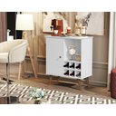 Ver imagem 2 de Balcão Aparador Buffet Retrô Royal 1 Porta com Adega:branco