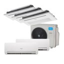 Ver imagem 1 de Ar Condicionado Multi Split Inverter Springer Midea 1x9000 e 1x12000 e Cassete 1 Via 1x9000 e 2x1200