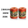 2 Fio Eletroplástico Cerca Rural 500m Super Resistente Zebu - 2