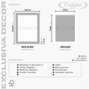 Ver imagem 3 de Porta Retrato Duplo 10x15 Moldura Ripado Marrom Averm. Bege