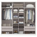 Ver imagem 4 de Guarda Roupa 6 Portas Barcelona Branco