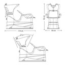 Ver imagem 3 de Lavatório de Cabeleireiro Reclinável com Cuba de Porcelana Dompel Champ