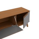 Ver imagem 3 de Rack Kappesberg 3 Portas Canela/chumbo 218cm