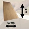 Revest para Formica Mdf Madeirado Cerejeira Fosco 3m X 60cm Acabamento Resistente Moveis - 3