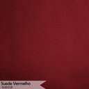 Ver imagem 7 de Kit 3 Poltronas Decorativa para Sala de Estar Cecília Suede Vermelho - Montanaris Decor Md Montanari