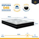 Ver imagem 6 de Cama Box com Colchão de Espuma D45 Pillow In Anjos Ortoconfort Casal 138cm