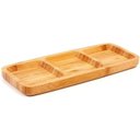 Ver imagem 1 de Petisqueira Tripla Bambu 25,5x 10x 2cm Yoi