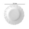 Prato Raso Opaline Pétala Branco Duralex 25,5 Cm - 4