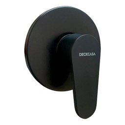 Misturador Monocomando para Chuveiro Preto Fosco com Base - 1