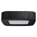 Ver imagem 1 de Plafon Madeira Led Arredondado 24w Bivolt Preto:3000k Branco Quente
