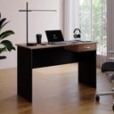 Ver imagem 5 de Mesa para Escritorio 1 Gaveta 120 Cm 6901 Savana Preto Mobbs