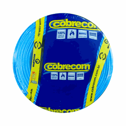 Cabo Flexível com até 750V 2,5mm 100M - Cobrecom Azul - 1