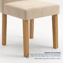 Ver imagem 4 de Conjunto 8 Cadeiras para Sala de Jantar Lyra