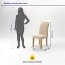 Ver imagem 3 de Conjunto 8 Cadeiras para Sala de Jantar Lyra