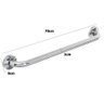 Alça Barra de Apoio 70cm Inox Segurança Cadeirante Idoso Deficiente Corrimao Banheiro Box Corredor A - 2