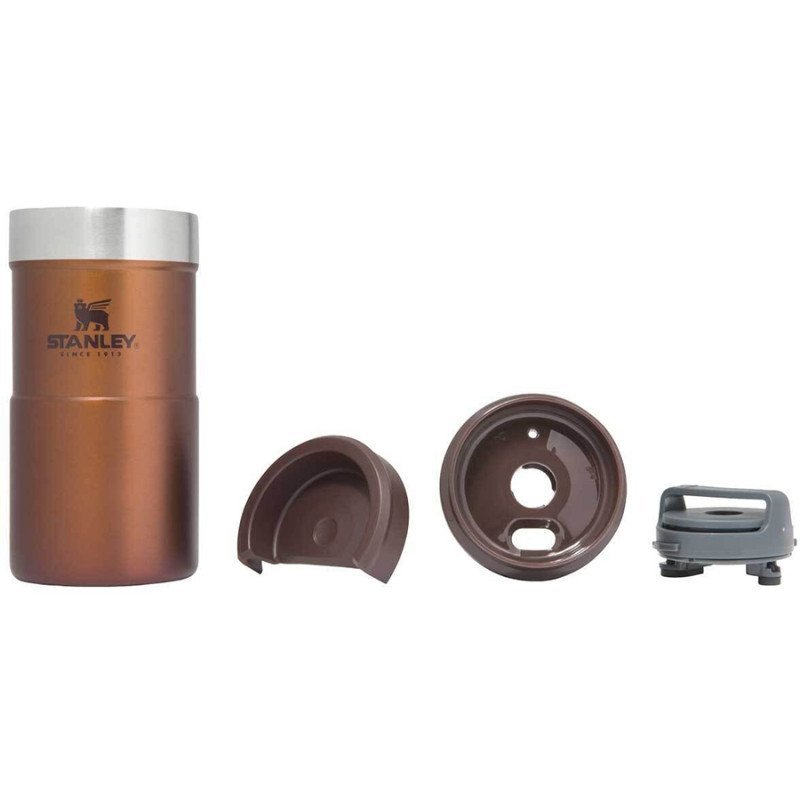 Garrafa Termica Stanley Classic The Neverleak Travel Mug 10-09856-029 (250ML) - Maple - 4