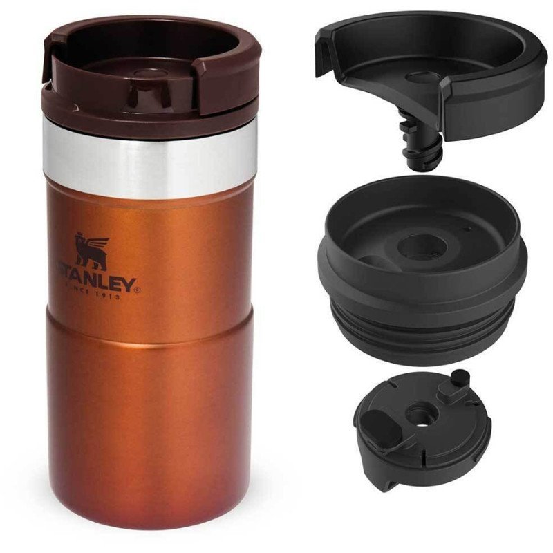 Garrafa Termica Stanley Classic The Neverleak Travel Mug 10-09856-029 (250ML) - Maple - 3