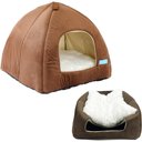 Ver imagem 1 de Cama Casa Toca Iglu Tenda Caminha Cabana para Cachorros e Gatos Pets 47cmx45cm - Duke & Dixie