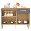 Ver imagem 2 de Balcão de Cozinha Versalhes Freijó Gris - Kits Paraná