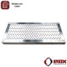 Grelha Inox com Tela Moeda - Modelo 03 - Inox 430 - 50x25x2,5 Cm - 4