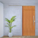 Ver imagem 2 de Porta de Correr Belissima 9 Trilho Vision Pux. Tubolar Cromado 1.20 X 2.10 Lado Esquerdo – Hale