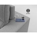Ver imagem 4 de Sofá com Molas Ensacadas Retrátil e Reclinável Strike 2,80m Linhosoft com Carregador Usb -