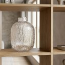 Ver imagem 4 de Vaso em Vidro Texturizado com Gargalo 23cm Decorativo