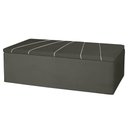 Ver imagem 2 de Calçadeira Baú Berlim Casal 140 Cm Suede Cinza - MV Estofados Shop