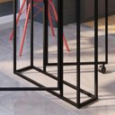 Ver imagem 3 de Mesa Industrial para Cozinha 142cm Dobrável Naomi Preto Z54 - Mpozenato