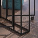 Ver imagem 5 de Mesa Industrial para Cozinha 142cm Dobrável Naomi Preto Z54 - Mpozenato