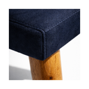Ver imagem 2 de Kit 2 Banqueta Alta Decorativa com Encosto de Balcão Cozinha:Azul