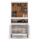 Ver imagem 4 de Armário Multiuso Cantinho do Café Flow 2 Portas 71cm Ej Móveis