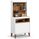 Ver imagem 1 de Armário Multiuso Cantinho do Café Flow 2 Portas 71cm Ej Móveis
