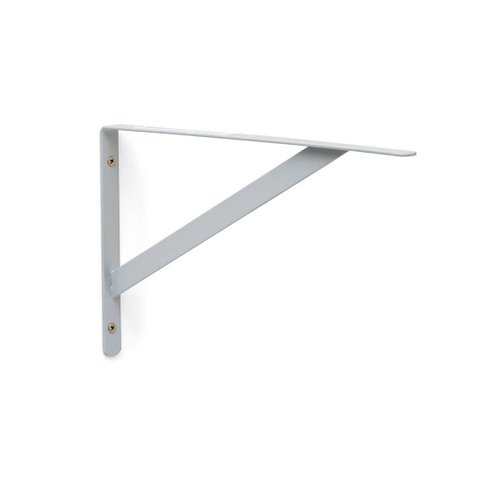Suporte Mão Francesa para Prateleira de 25 cm Prata