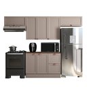 Ver imagem 2 de Cozinha Modulada 4 Peças 7 Portas 2 Gavetas com Balcão e Tampo Unna
