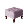 Puff Cia do Estofado Pamela 5850 Rosa Pastel SE - 1