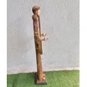 Ver imagem 2 de ESCULTURA SÃO FRANCISCO DE ASSIS 55CM MADEIRA IMAGEM RELIGIAO Pronto Artes DECORAÇÃO DE JARDIM